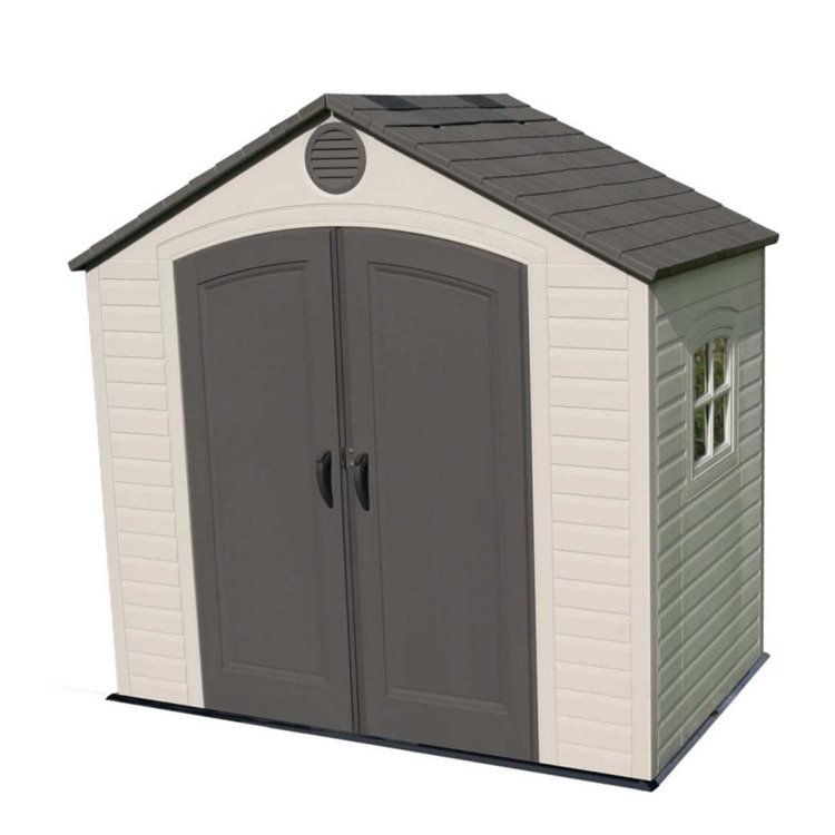 Lifetime 8' x 5' Apex Roof Shed - 6406 (New Edition)