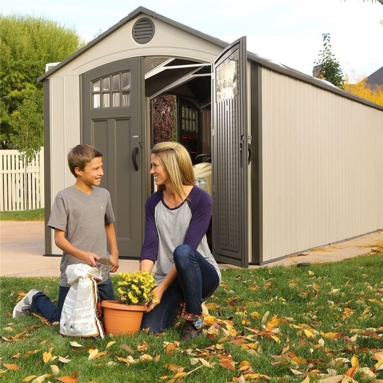 Lifetime 20x8 Dual Entrance Shed - (New Edition) - 60127