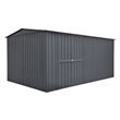 LOTUS 10' X 19' Workshop - Anthracite Grey (SOLID) DOUBLE HINGED DOORS