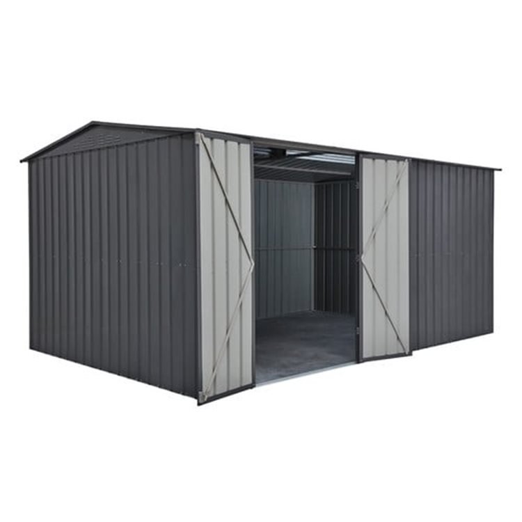 LOTUS 10' X 23' Workshop - Anthracite Grey (SOLID) DOUBLE HINGED DOORS