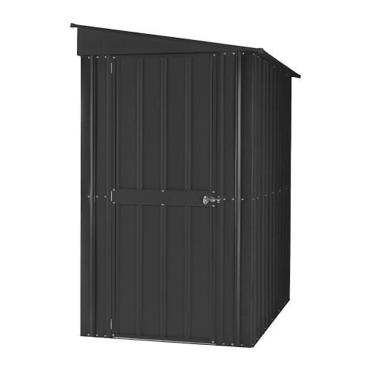 LOTUS 4' X 8' Lean to Shed - Anthracite Grey (SOLID)