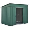 LOTUS 6 X 4 Low Pent Shed - Heritage Green (SOLID)