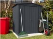 LOTUS 6' x 3' Apex Shed - Anthracite Grey (SOLID)