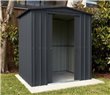 LOTUS 6' X 6' Apex Shed - Anthracite Grey (SOLID)