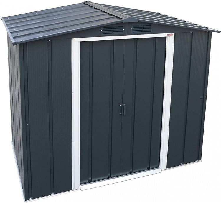 Sapphire 6'x4' Metal Shed Grey - 60851-1 (NEW)