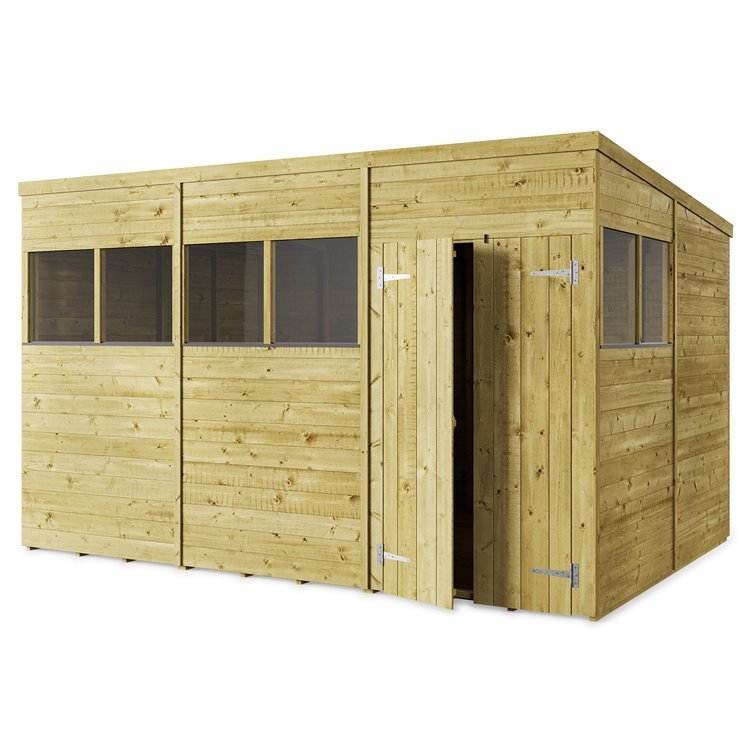 Store More Tongue and Groove Pent Shed