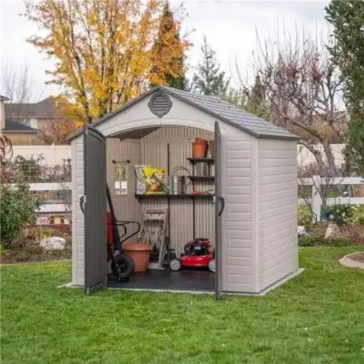 Lifetime 8ft X 7.5ft Special Edition Heavy Duty Plastic Shed