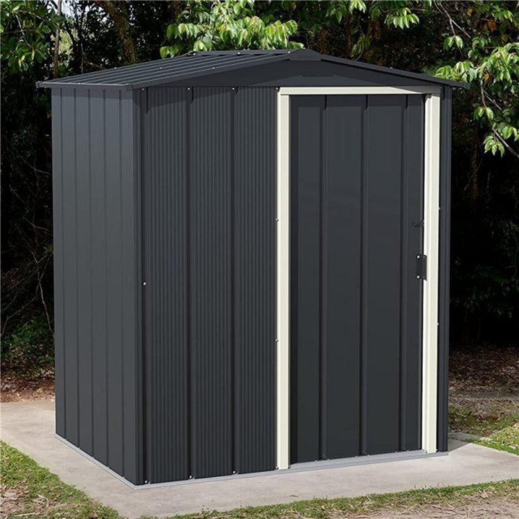 Sapphire 5'x4' Metal Shed Grey 60051-1 (NEW)