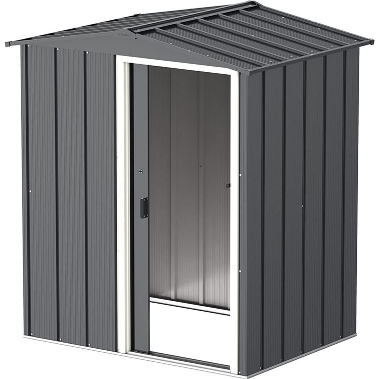 Sapphire 5'x4' Metal Shed Grey 60051-1 (NEW)