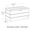 Saffron Durabox 416 Litre Plastic Storage Box